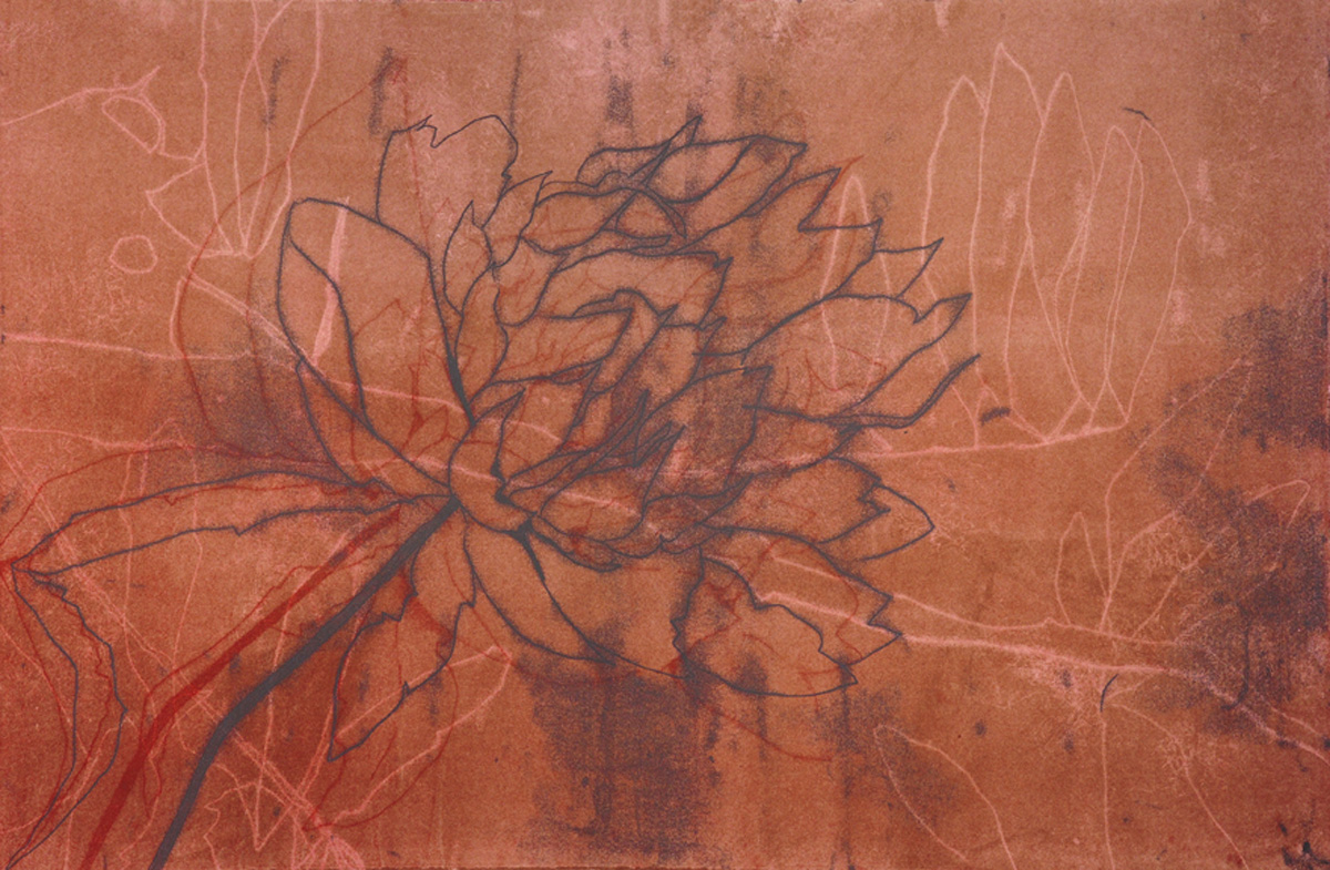 color monotype, 32” x 47”, 2014